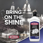 Weiman Silver Polish, 8 ounce Bottles, pack of 2