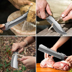Outdoor Short Machete with Sheath for Cutting Trees, for Yard Work and for urvival Machete Ideal for Gardening,Camping, Fishing, Hunting, Bushcraft