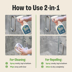 Danco Liquid Rhyno 2-in-1 Shower Glass Cleaner & Repellent