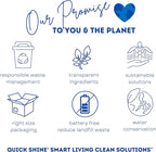 Quick Shine Sustainable Hard Surface Floor Clean + Polish Mop Kit w/ 1 Reusable Pad | Hardwood, Luxury Vinyl Plank, Tile & Laminate | Use Wet + Dry | Perfect to Apply Finish | Squirt, Spread, Done