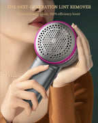 Fabric Shaver with Lint Brush, Large Lint Shaver with Digital Display, 3-Speeds Lint Remover with 6-Leaf Blades, Electric Sweater Shaver to Remove Pilling for Clothes, Furniture