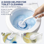 100PC Toilet Bowl Wand Refills, Disposable Toilet Brush Heads, Upgraded Toilet Scrubber Refill, Toilet Cleaner Refill Pads with Most Toilet Brushes for Easy Bathroom Cleaning