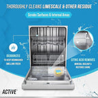 Washer Dishwasher Disposal & Coffee Cleaner Tablets - 96 Tabs Includes ACTIVE Washing Machine Cleaner, Dishwasher, Disposer, Coffee Maker Descale Tabs - Deep Clean & Refresh Appliance - 1 Year Supply