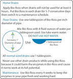 Bio-Ross Drain & Septic Drain Cleaner By Bio Ross Elimination Enzyme Drain Cleaner One 2 lbs Containers