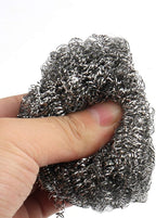 uxcell Stainless Steel Wire Pot Pan Scouring Pad Scrubber 6 Pcs