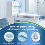 Toilet Bowl Cleaner Tablets with Bleach 12 PACK Powerful Formula to Eliminate Limescale & Rust