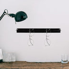 SUPVOX Wall-Mounted Acrylic Sunglasses Rack Glasses Organizer Storage Holder Black Eyewear Display for Home and Office