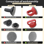 Cast Iron Cleaner Scrubber+Tray with Handle, Welded Chainmail Scrubber for Pan Pot Grill Oven Wok Cleaning- Small Ring Chain Scrub Metal Scraper Brush Iron Skillet Steel Wool Scrubber Steel Sponge