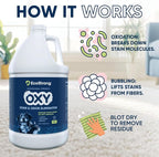Oxy Pet Carpet Cleaner Spray | Pet Stain Remover for Pet Urine, Cat Pee, Dog Poop | Deep Spot Treating Action on Carpeting, Upholstery, Laundry, Pet Beds & More (128 Fl Oz)