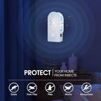 X-PEST Flying Insect Trap Indoor Plug-in for Mosquito, Flies, Fruit Flies, Moths, Gnats, Gnat Trap for Indoor Area Use(2 Devices+ 10 Glue Boards)