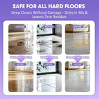 Lavender Scent Floor Cleaning Solution, 1L 33.8Fl Oz, Compatible with Ecovacs X1/X2/X5/X9/X11/T20/T30/T50/T80/N20/N30 Series and all other Robot Vacuum Cleaners, Deep Cleans, Residue-Free & Pet Safe