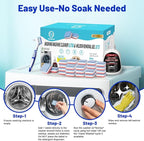 Washing Machine Cleaner -15 Pack, Formulated for Pet Owners | Compatible with HE, Top & Front Load Washer | Septic Safe | Fresh Scent | Removes Residue | Remove Stubborn Pet Hair