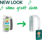 Scotch-Brite Small Utility Brush, Long Lasting Dish Brush with Handle for Scrubbing Cookware, Hands, Tile, Grout, Cutting Boards, and Utensils without Scratching, Antimicrobial, and Rinses Clean
