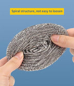Steel Wool Scrubber - Steel Wool for Cleaning Dish Pots Pans Grills Stainless Steel Scrubber for Kitchen Sinks Cleaning Pads Metal Scrubber (24)