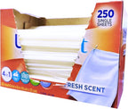 200 Dryer Sheets (6.4"x9") w/Easy-to-Dispense Box to Drive Clothes Ultra Soft & 200 Pulls ZNRO Powder Free Lint Free Paper Facial Tissues Super Soft 4-Ply 6.1"x6.9" w/Compact Pink Plastic Packaging
