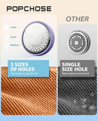 POPCHOSE Fabric Shaver, Lint Remover for Clothes, Lint Shaver with 6-Leaf Blades, 2 Speed Sweater Shavers to Remove Pilling for Clothing, Couch, Furniture, Fuzz, USB Rechargeble, Purple