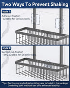 YASONIC Shower Caddy Hanging, Never Rust Shower Organizer Hanging, Aluminum Shower Racks for Inside Shower with Hooks for Razor, Bathroom Organizers and Storage with Soap Holder, Grey