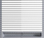 JASIWAY Over The Sink Dish Drying Rack for Kitchen, Expandable (12.8"-23.8" D x 15.5" W) Roll Up Dish Drainer with The Function of Fordable, Rust Proof, Large Sink Cover with Removable Utensil Holder