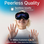 Koala Lens Cleaning Cloth | Japanese Microfiber | Glasses Cleaning Cloths | Eyeglass Lens Cleaner | Eyeglasses, Camera Lens, VR/AR Headset, and Screen Cleaning | Blue & Purple (Pack of 6)