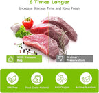 [2025 Upgraded] Bonsenkitchen 6 Rolls 8" x 16' Vacuum Sealer Bags for Food with a Color Box, Easy to Store, Commercial Grade, BPA Free, Great for Food Storage or Sous Vide, VB20