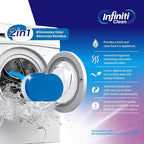 Washing Machine Cleaner Tablets 24 Pack - 16.9oz Washing Machine Cleaner Top Load, Septic Safe Washer Machine Cleaner Tablets, HE Washer Cleaner - 1 Year Supply