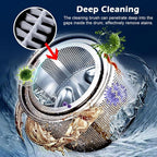 Washing Machine Cleaning Brushs, 2pcs 60cm Scrub Brushes with Long Handle Flexible Bendable Slot Cleaning Brush for Bathroom, Shower & Kitchen Sink Household(White)
