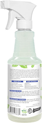 Mighty Mint All-Purpose Cleaner Spray – Plant-Based, Multi-Surface Cleaning for Kitchen, Bathroom & Home – Cuts Grease, Dirt & Grime - Peppermint Scent, 16 oz