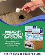 Drain Powder 32oz Powder – Complete Drain & Pipe Treatment Kit