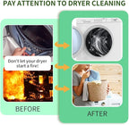 Dryer Lint Brush Vent Cleaner 30 inch Refrigerator Coil Cleaning Brushes Clothes Trap Duct Remover, Crevice Cleaning Brush, Washing Machine Cleaning Tools for Household (1 Pack)