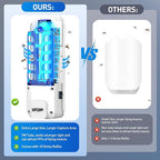Fruit Fly Traps for Indoors, 10 Sticky Refills Flying Insect Trap Plug in Mosquito Bug Zapper Indoor for Home, Moths Catcher Gnats Traps for House with 9w Blue & UV Light