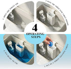 2Pcs Toilet Tank Cleaning Tablet Holder, Toilet Cleaner Tablets Buffer Box Hanging Holder Preventing Dissolved Residue From Polluting Water Tank Caddy Bowl Tablets