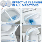 60pcs Disposable Toilet Wand Refills for Clorox,Replacement Brush Heads Compatible With Most Toilet Wand Refill System,Upgrade Fiber Cleaner Heads for Closestool Cleaning.（not included brush rod）