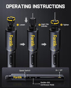 Fanttik K2 Nano Power Drill, Hand Drills, 20 Bits, 800mAh Rechargeable, Tool Kit for DIY Projects, Shells, Plastic, Jewelry, PCB, Aluminum Plate