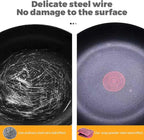 20Pcs Steel Wool Soap Pads Steel Wool Scrubber Non Scratch Soap Pads Effective Clean Metal Scouring Pads for Cleaning Pots, Pans, Ovens Tough Kitchen Grease., Pink
