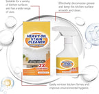 Kitchen Heavy Oil Cleaner, Kitchen Cleaner, Multipurpose Oil Stain Remover,Kitchens Grease Cleaner, Grease Remover, for Appliances Countertops Range Hoods