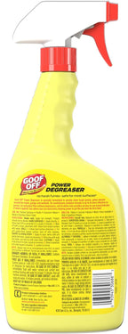 Goof Off Power Cleaner and Degreaser for Mechanics– 32 oz. Trigger Spray Bottle