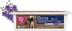 Bona® Disposable Wet Cleaning Pads for Hardwood Floors,Lavender Scent,(Pack of 6)