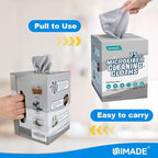 Microfiber Cleaning Cloth, 75 Sheets Microfiber Towels for Cars Commercial Grade Washcloths Lint-Free Bulk Shop Towel Cleaning Rags for Household Restaurant Garage Housekeeping, 11"x 9", Grey