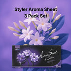 Jasmin Blue Sheet Fragrance 20 x 3 Pack - Long-Lasting Dryer Sheet Scent for Clothing Styler - Deodorizing & Refreshing Fragrance - Easy Use Styler Fabric Softener Sheets Compatible with LG Styler