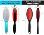ezclean 4Pack 2Colors Lint Brush for Clothes Furniture Couch, Lint Brush Pet Hair Remover for Clothes Brush, Reusable Lint Brushes for Pet Hair,Velvet Brush, Pet Brush, Fabric Brush