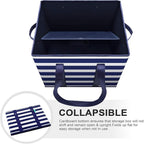 WISELIFE 2 Pack Reusable Grocery Bags Large Water Resistant Grocery Collapsible Heavy Duty Tote Bags for Shopping Picnic