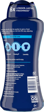 Downy Balance In-Wash Laundry Scent Booster Beads, Crisp Rain and Blue Eucalyptus scent, 24 oz, laundry scent beads, Long-lasting Freshness