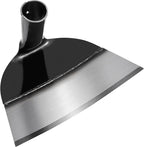 Angoily Replaceable Garden Hoe Head 9.25X5.90 Inch Heavy Duty Steel Weeding Tool Accessory for Soil Loosening Cultivating and Agricultural Use Without Handle