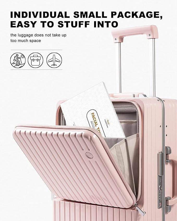 Disposable Face Towel,Biodegradable Facial Towels 9.8"×9.8",20 Count Extra Thick Soft Large Travel Clean Facial Towels Plant Fiber Facial Washcloth Dry Wipes for Sensitive Skin,Travel,Makeup Remover