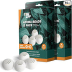 Odor Deodorizer & Insect Repellent Balls, 12-Pack x2, Plant-Based, All-Natural Scent, Bug & Moth Deterrent for Shoes, Gym Bags, Drawers, & Lockers, Freshens and Protects