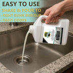 Natural Armor Enzyme Drain Maintainer - Quart Drain Cleaner with Natural Enzyme Power to Prevent Buildup & Odors - Safe for Sinks, Showers, Grease Traps & Septic - Non-Toxic Formula, 2.5 Gallon