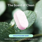 BLUELAND Bathroom Cleaner, 4-Pack Refill, Eucalyptus Mint Scent, Eco-Friendly Cleaning Supplies, 4 x 24 Fl oz