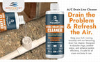AC Drain Line Cleaner and Unclogger - Air Conditioner Cleaner Prevents Build-Up for AC Units, Dehumidifiers, Ice Machines, & More (32 ounces)