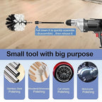 Neeki 14pcs Drill Polishing Wheel and Polishing Compound, Soft Drill Brush with 1/4 Hexagonal Shank, Suitable for Metal, Stainless Steel, Jewelry, Wood, Ceramic, Glass, etc.