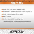 Rust-Oleum Rust Dissolver Jelly | Heavy-Duty Corrosion Remover for Metal Tools, Cars, Bikes, Grills, Bolts, Firearms & More | 8 oz